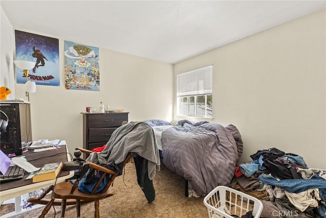 bedroom with carpet flooring
