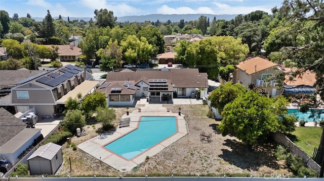17441 Rayen St, Sherwood Forest, CA 91325 - drone / aerial view with a residential view
