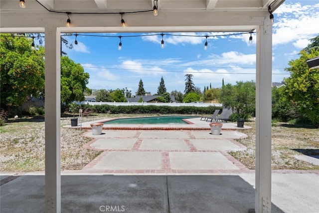 17441 Rayen St, Sherwood Forest, CA 91325 - view of pool with a patio and a fenced in pool