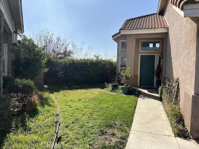 view of yard