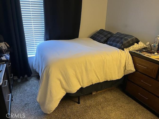 bedroom featuring carpet