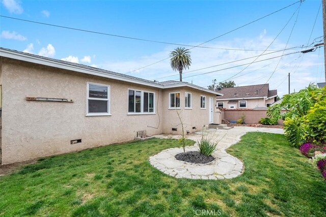 18012 Falda Ave, Torrance, CA 90504 - rear view of property featuring crawl space and stucco siding