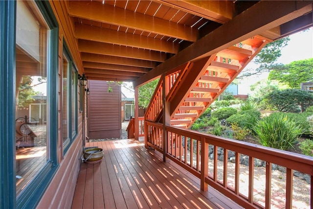 1660 Saint Thomas Ave, Cambria, CA 93428 - view of wooden terrace