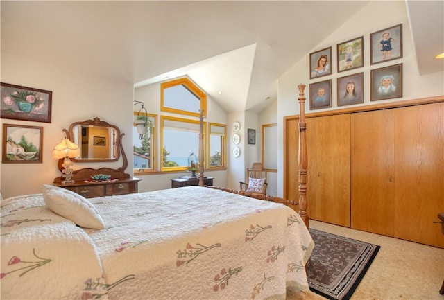 1660 Saint Thomas Ave, Cambria, CA 93428 - bedroom featuring lofted ceiling