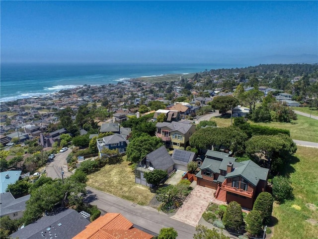 1660 Saint Thomas Ave, Cambria, CA 93428 - aerial view of residential area featuring a large body of water
