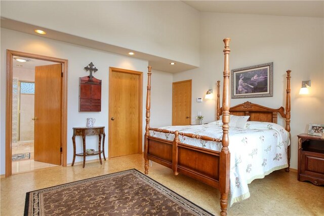 1660 Saint Thomas Ave, Cambria, CA 93428 - bedroom featuring recessed lighting and ensuite bathroom