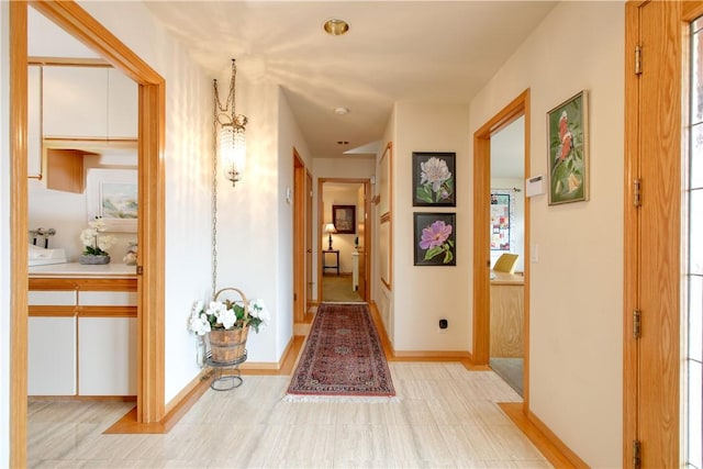 1660 Saint Thomas Ave, Cambria, CA 93428 - hall with baseboards