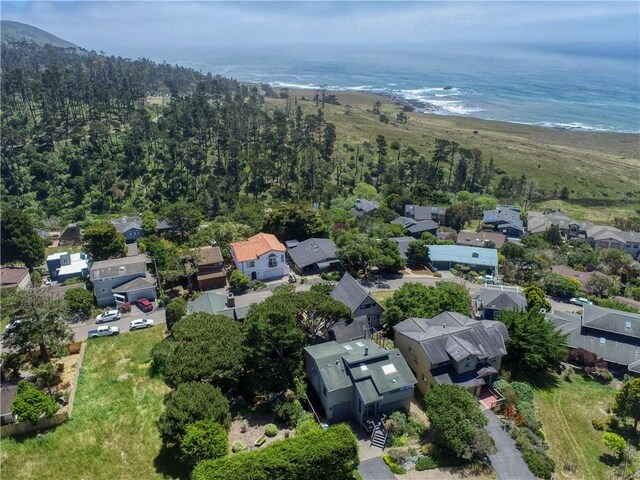 1660 Saint Thomas Ave, Cambria, CA 93428 - aerial view of residential area featuring a nearby body of water