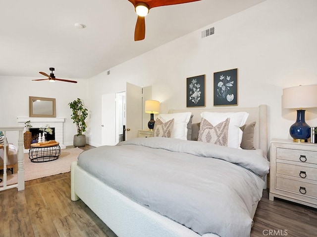 23872 Lagarto, Mission Viejo, CA 92691 - bedroom with wood finished floors and a ceiling fan