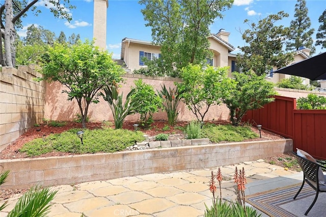 view of patio / terrace featuring a fenced backyard