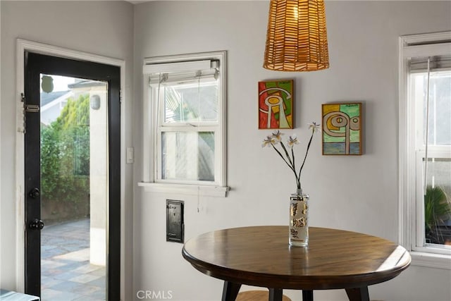 view of doorway to outside