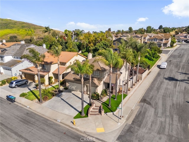 4677 Willow Bend Ct, Chino Hills, CA 91709 - drone / aerial view with a residential view