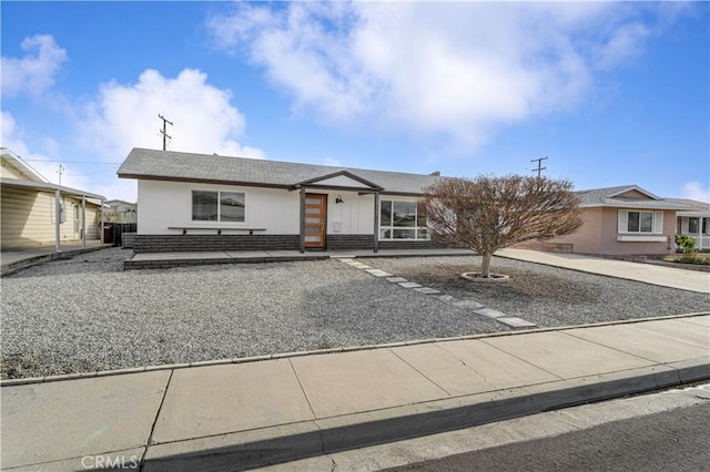 view of front of property with stucco siding