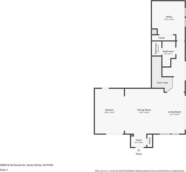 28292 N Via Sonata Dr, Valencia, CA 91354 - room layout