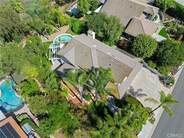 16562 Orangewind Ln, Riverside, CA 92503 - aerial view of property and surrounding area with a pool area