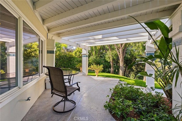 16562 Orangewind Ln, Riverside, CA 92503 - view of patio / terrace with a pergola