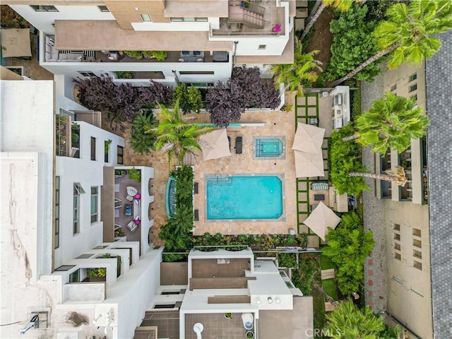 920 Granite Dr Unit 502, Pasadena, CA 91101 - drone / aerial view
