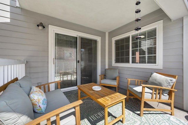 view of patio / terrace with outdoor lounge area