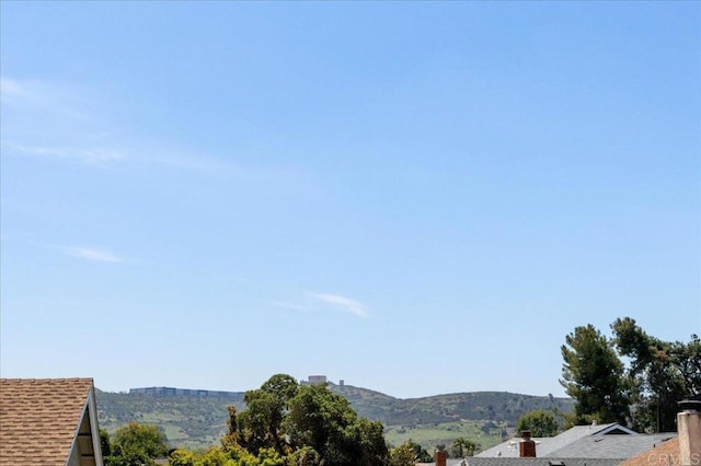 view of mountain feature
