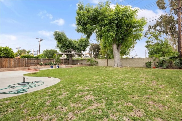 23692 Cavanaugh Rd, Lake Forest, CA 92630 - view of yard featuring a gazebo and a patio