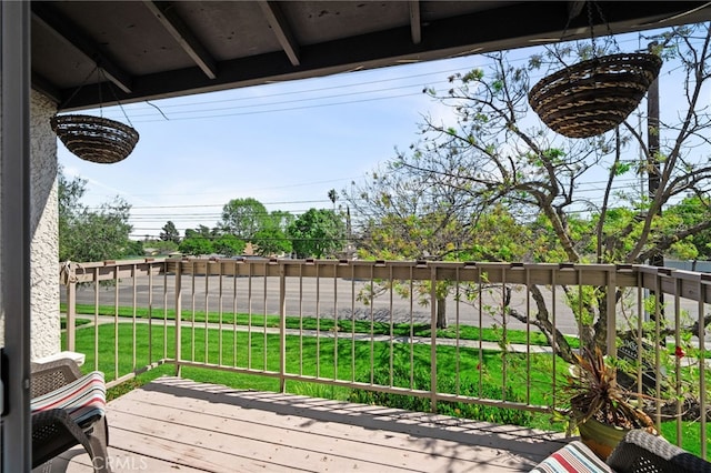 8990 19th St Unit 360, Rancho Cucamonga, CA 91701 - view of wooden deck