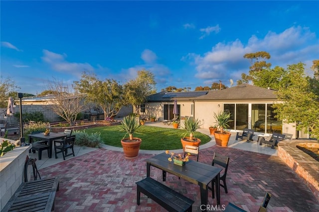 view of patio / terrace with outdoor dining space