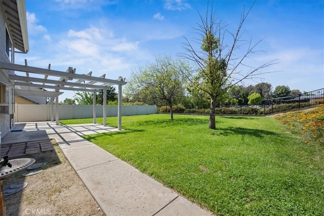 41880 Humber Dr, Temecula, CA 92591 - view of yard featuring a pergola and a patio area