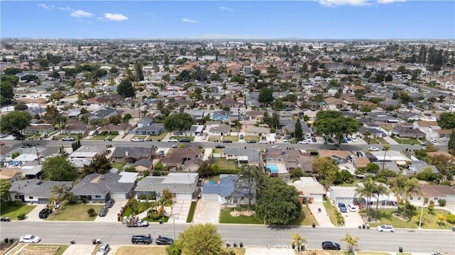 bird's eye view featuring a residential view