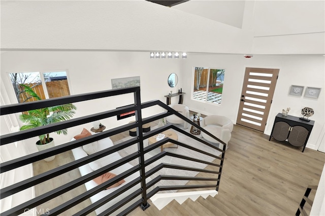 29282 Sonoma Way, San Juan Capistrano, CA 92675 - staircase featuring baseboards and wood finished floors