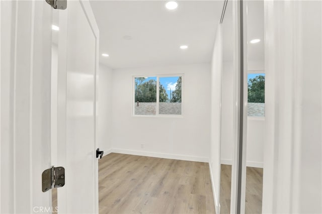 29282 Sonoma Way, San Juan Capistrano, CA 92675 - spare room featuring recessed lighting, baseboards, and light wood-type flooring