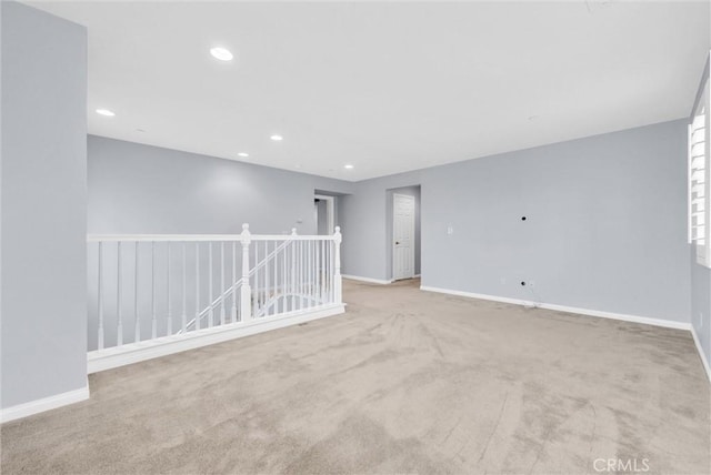 20372 Crooked Branch St, Riverside, CA 92507 - empty room featuring carpet floors, baseboards, and recessed lighting