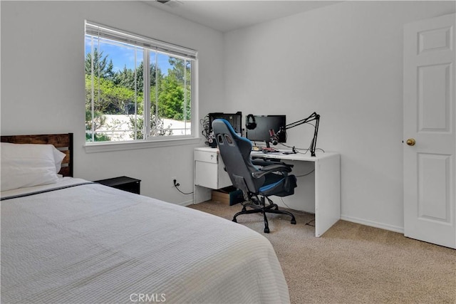 9121 San Diego Rd, Atascadero, CA 93422 - bedroom featuring baseboards and light carpet