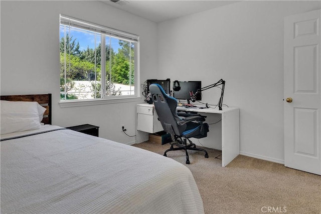 9121 San Diego Rd, Atascadero, CA 93422 - bedroom with light carpet and a desk