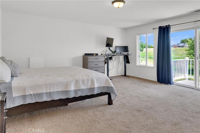 9121 San Diego Rd, Atascadero, CA 93422 - carpeted bedroom with multiple windows and access to outside