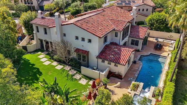aerial view