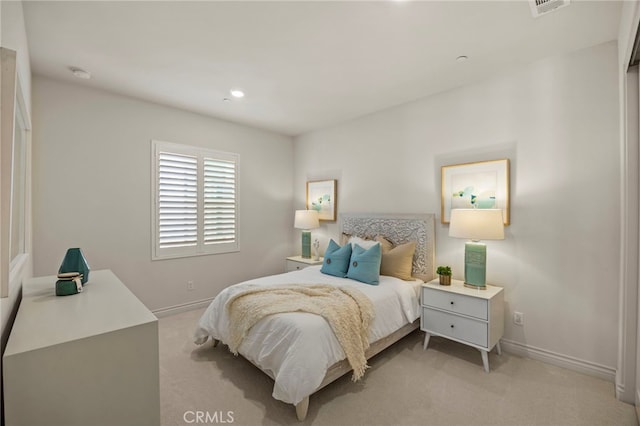 1776 Canyon Oaks Ln, Lake Forest, CA 92610 - bedroom featuring light colored carpet, baseboards, and recessed lighting
