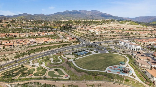 1776 Canyon Oaks Ln, Lake Forest, CA 92610 - aerial view of property and surrounding area with a mountain backdrop and nearby suburban area