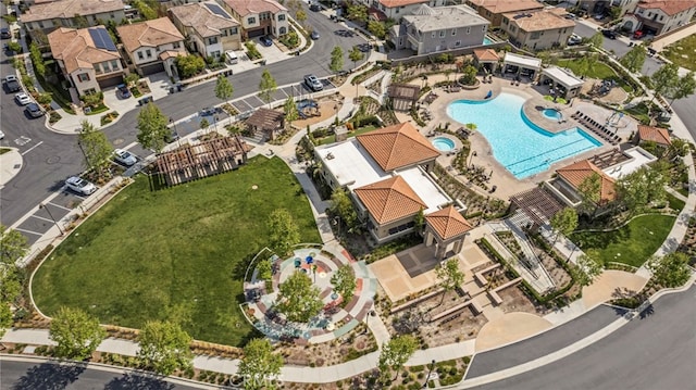 1776 Canyon Oaks Ln, Lake Forest, CA 92610 - aerial view of property's location with a pool area