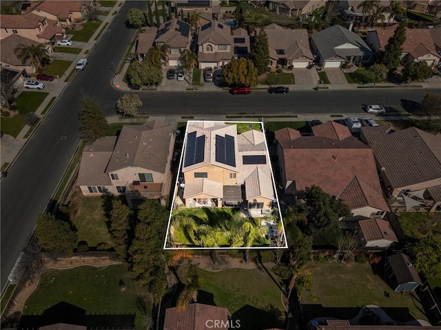 drone / aerial view featuring a residential view