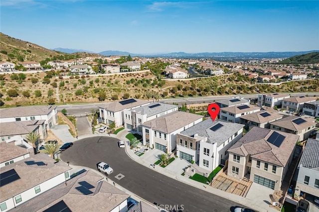 20526 W Overlook Ct, Porter Ranch, CA 91326 - aerial view of residential area with a mountain backdrop