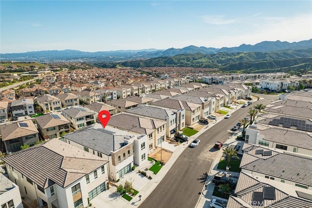 20526 W Overlook Ct, Porter Ranch, CA 91326 - aerial perspective of suburban area with a mountain backdrop
