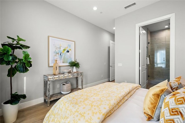 20526 W Overlook Ct, Porter Ranch, CA 91326 - bedroom with wood finished floors, recessed lighting, and baseboards