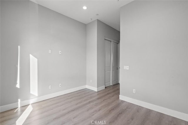 20526 W Overlook Ct, Porter Ranch, CA 91326 - spare room featuring wood finished floors, baseboards, and recessed lighting