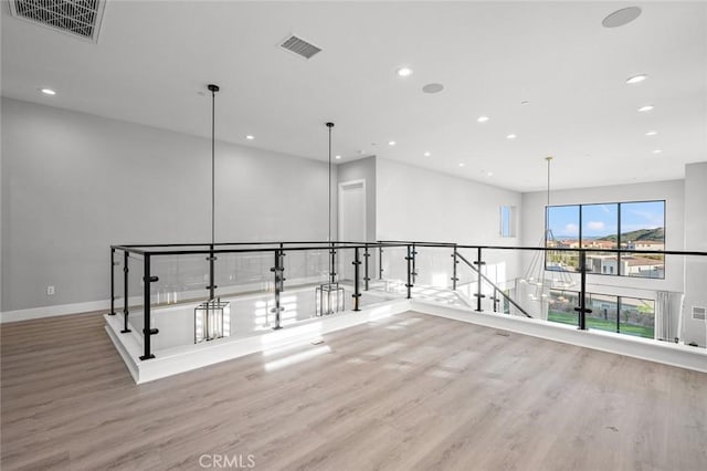 20526 W Overlook Ct, Porter Ranch, CA 91326 - unfurnished room with wood finished floors, recessed lighting, and baseboards