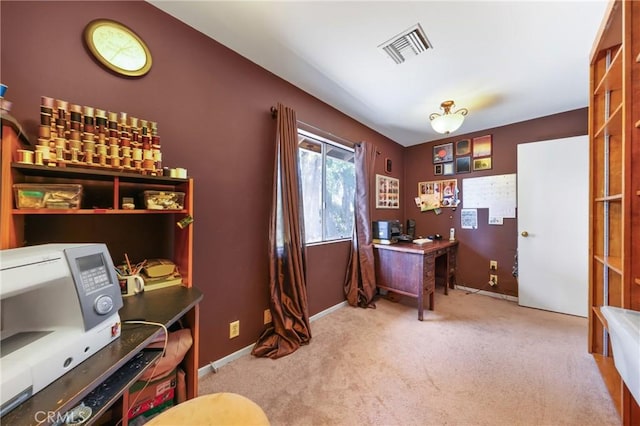 120 Franklin Ave, Redlands, CA 92373 - carpeted home office featuring baseboards