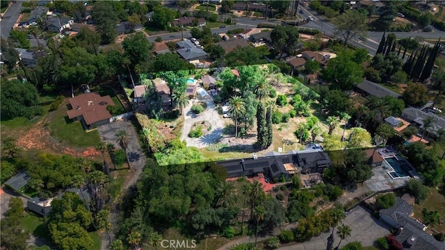 120 Franklin Ave, Redlands, CA 92373 - aerial overview of property's location with nearby suburban area