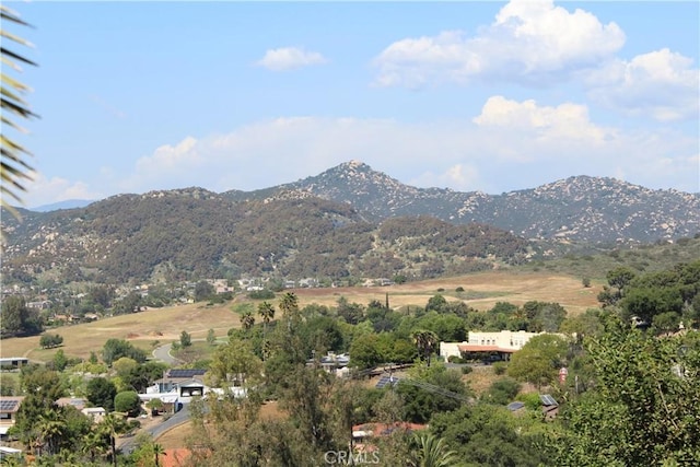 view of mountain feature