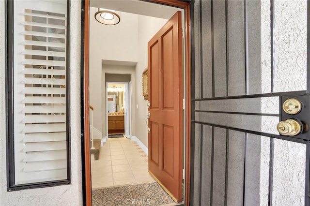 view of exterior entry