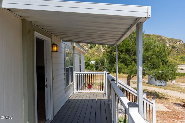 3621 Center St, Piru, CA 93040 - deck with a mountain view