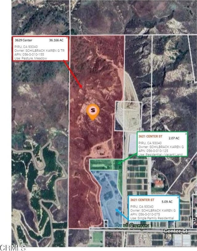 3621 Center St, Piru, CA 93040 - map location